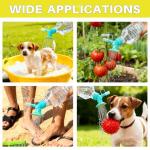 AUEAR, 3 Pack Plastic Bottle Watering Dual Head Spout Cap Sprinkler Plant Bonsai for Indoor Seedlings Garden Tool