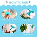 AUEAR, 3 Pack Plastic Bottle Watering Dual Head Spout Cap Sprinkler Plant Bonsai for Indoor Seedlings Garden Tool