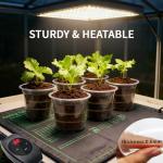 Plgardpo Clear Nursery Pots, 4/5/6 Inch Transparent Plastic Plant Pots with Drainage Holes, Variety Pack Seed Starting Pots, Flexible Clear Flower Pots for Indoor Outdoor Plants, 24 Packs