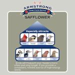 Armstrong Wild Bird Food Safflower Bird Seed, 20 Pounds - for Northern Cardinals, Rose-Breasted Grosbeaks and Black-Capped Chickadees - Ideal for Outside Feeders