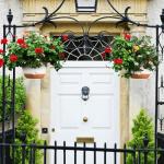 Set of 2-10 Inch Hanging Planters for Indoor Plants with Self-Watering Includes Hanging Pots for Plants, Outdoor Hanging Plant Pot with Drainage, and 2 Types of Hanging Baskets Hangers (White, 10inch)