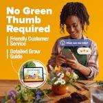 HOME GROWN Wildflower Seeds Bulk 4 oz 63,200+ Seeds 19 Varieties Non-GMO Perennial Mix, Butterfly & Pollinator Flower Seeds, Attract Bees, Birds & Hummingbirds, Outdoor Planting