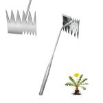 AHUDKKY Weed Puller Tool,Weeding Tools Gardening,304 Stainless Steel Garden Tools for Weeding,Weed Tool for Weeding,Digging,Loosening Soil,Easy Weeding and Root Pulling
