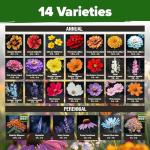 HOME GROWN Premium Monarch Butterfly Wildflower Seeds Mix (2oz) - 20000+ Non-GMO Milkweed Seeds for Monarch Butterflies - Perennial Wildflowers - Bulk Flower Seeds for Pollinator Gardens