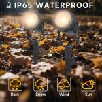 Low Voltage Safety Landscape Lights Outdoor: 7W 840LM LED Landscape Lighting with Connectors & Transformer for Tree Garden Yard Pathway | 24V Warm Yellow 3000K Spotlights | IP65 Waterproof | 6 Pack