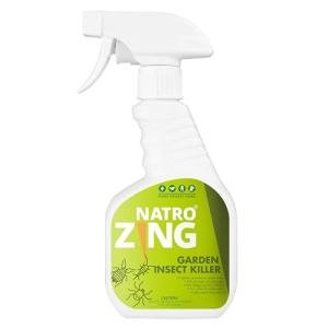 NatroZing Garden Insect Killer 11 OZ, Pest Control for Plants Indoors & Outdoors,Kills Aphids, Mealybugs,Spider Mites and Gnats All Stages and Eggs,Plant Extract Based,Non-Toxic Child & Pets Safe
