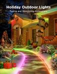 Govee Outdoor Garden Lights 2 Pack, RGBWWIC Smart LED Pathway Lights for Landscape Lighting and Christmas, 16 Million Colors and 64 Scenes, IP66 Waterproof for Outdoor Patio, Works with Alexa, Matter