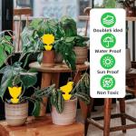72 Pcs Classic Sticky Traps for Fungus Gnat (Plants), Flying Insect, Whitefly and Fly, Yellow Sticky Insect Catcher Traps for Indoor/Outdoor, Kitchen, and Plants, High-End Glue, Non-Toxic, 4 Shapes