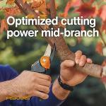 Fiskars Pruning Shears, Bypass Pruner that Cuts Through Stems up to 3/4-Inch, PowerGear Technology For More Power on Every Cut