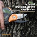 Fiskars Pruning Shears, Bypass Pruner that Cuts Through Stems up to 3/4-Inch, PowerGear Technology For More Power on Every Cut