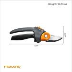 Fiskars Pruning Shears, Bypass Pruner that Cuts Through Stems up to 3/4-Inch, PowerGear Technology For More Power on Every Cut
