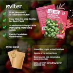 KVITER 75 Cucamelon Seeds for Planting (Melothria Scabra) – Mexican Sour Gherkin Seeds, Gherkin Cucumber, Mexican Mini Watermelon – Heirloom Vegetable Seed for Outdoor & Indoor Garden, Containers