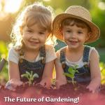 KVITER 75 Cucamelon Seeds for Planting (Melothria Scabra) – Mexican Sour Gherkin Seeds, Gherkin Cucumber, Mexican Mini Watermelon – Heirloom Vegetable Seed for Outdoor & Indoor Garden, Containers