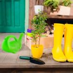 Cornucopia Brands Green Dinosaur Watering Can; Novelty Plastic Waterer Toddler-Friendly & Kid-Loved