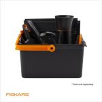 Fiskars Garden Tool Caddy with Removable Small Tool Storage for Indoor and Outdoor Gardening Use, Made with Recycled Plastic