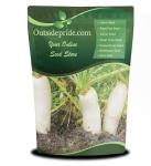 Outsidepride Annual Daikon Radish Seeds - 5 lbs. Chinese, Japanese, & Oriental Radish Seeds for Soil Health, Erosion Control, & Soil Aeration - Ideal for Gardens, Cover Crops, Pastures, & Food Plots