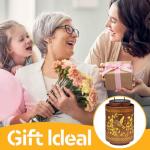 Hummingbird Solar Lanterns Garden Decor Birthday Gifts for Women Mon Grandma Metal Hanging Solar Lights Waterproof Outdoor Decoration for Outside LED Lanterns for Yard Patio Lawn Pathway Landscape