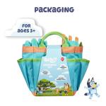 BLUEY Gardening Set | Quality Garden Tool Kit for Kids and Toddlers | Includes Watering Can, Gloves, Two Shovels, Rake and Tote Bag