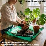 Garden Tool Set 11-Piece Heavy Duty Gardening Hand Tools - Rust-Resistant Stainless Steel with Durable Stylish Garden Tools Organizer Tote Bag | Ideal Gardening Gift for Women & Garden Enthusiasts