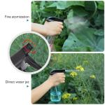 D Dymoece Empty Spray Bottles,10 oz Refillable Water Spray Bottle Adjustable Nozzle Mist/Stream Squirt Bottle for Hair Styling Watering Plants Cleaning Products