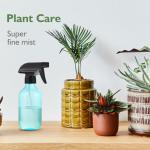 D Dymoece Empty Spray Bottles,10 oz Refillable Water Spray Bottle Adjustable Nozzle Mist/Stream Squirt Bottle for Hair Styling Watering Plants Cleaning Products