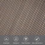 mansion home Lounge Chair, Outdoor Chaise Lounge with Detachable Pillow for Patio, Lawn, Pool, Outdoor Lounge Chairs, Brown