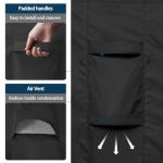 Easy-Going Rectangle Patio Furniture Cover Waterproof Outdoor Dining Table and Chair Cover Anti-UV Outside Sectional Sofa Set Covers (110"L x 84"W x 28"H, Black)