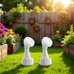 2Pcs White Mini Bottle Cap Sprinkler Portable Little Nozzle Sprinkler Head Bottle Watering Spout for Indoor Seedlings Plant, Lawn and Garden Sprinklers Garden Tool Watering Equipment