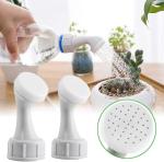 2Pcs White Mini Bottle Cap Sprinkler Portable Little Nozzle Sprinkler Head Bottle Watering Spout for Indoor Seedlings Plant, Lawn and Garden Sprinklers Garden Tool Watering Equipment