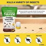 Harris Diatomaceous Earth Crawling Insect Killer, 4lb with Powder Duster Included Inside The Bag