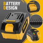 ZEGJAW 20V 1-Pack 4.0Ah Lithium Battery for Garden Cordless Power Tools(Snow Shovel for B0FDWWP7NH,B0FDW34739)