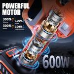 VOTREK Electric Pruning Shears Cordless, [1.6'' Cutting Diameter] Professional Battery Powered Pruner, Garden Scissors for Tree Trimming Branch Cutter [SK5 Blades] [Brushless Motor] [LCD Display]