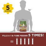 Audubon Park Sunflower Hearts & Chips Wild Bird Food, No Mess Sunflower Seeds for Birds, 5-Pound Bag