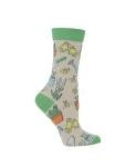 WHD Garden Tool Crew Socks for Women & Men | Oatmeal, Medium | 1-Pack