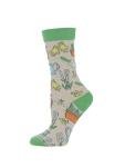 WHD Garden Tool Crew Socks for Women & Men | Oatmeal, Medium | 1-Pack