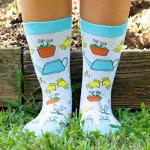 WHD Garden Tool Crew Socks for Women & Men | Oatmeal, Medium | 1-Pack