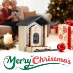 TT Nature Bird Feeder with Camera, Upgraded Smart Bird Feeder Al Identify for 10000 Species, Auto Capture & Real-time Notifications, Ideal Gift for Chirstmas