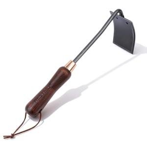 Restmo Heavy Duty Hoe Garden Tool, Suitable for use on Hard Soil, Thickened Garden Hoe for Weeding, Loosening Soil, Ideal for Flower beds, Vegetable Gardens