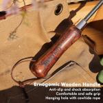 Restmo Heavy Duty Hoe Garden Tool, Suitable for use on Hard Soil, Thickened Garden Hoe for Weeding, Loosening Soil, Ideal for Flower beds, Vegetable Gardens