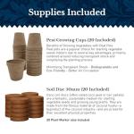 20 Vegetable Seeds Variety Pack - Complete Grow Kit Heirloom Vegetables Indoor Outdoors Vegetable Seeds, Tomatos, Broccoli, Carrots, Lettuce & More - DIY Starter Kit (Seeds Only)