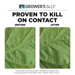 Grower's Ally Spider Mite Spray - Ready-to-Use Insect & Spider Mites Killer for Plants Indoor & Outdoor - OMRI Listed Garden Pest Control Plant Spray - Bee, Pet & Kid Safe Natural Formula - 24 Oz