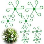 Virmoek 8pcs Plant Stem Support, Plant Support for Indoor Plants, 4 Sizes Climbing Houseplant Stem Holders, Reusable Plant Stabilizer, Indoor Plants Accessories