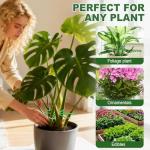 Virmoek 8pcs Plant Stem Support, Plant Support for Indoor Plants, 4 Sizes Climbing Houseplant Stem Holders, Reusable Plant Stabilizer, Indoor Plants Accessories