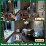 HLISIS 32PCS Mouse Rodent Repellent, Natural Mouse Repellent Peppermint Oil for Mice, Rats, Squirrels, Spiders and Pests, Keeps Pests Away Effectively from Garden & Home (Peppermint)