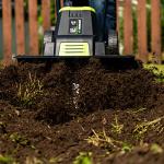 Earthwise Power Tools by ALM TC70125EW 16-Inch 12.5-Amp Corded Electric Garden Tiller Cultivator, Black