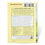 The Old Farmer's Almanac Heirloom Sweet Corn Seeds (Golden Bantam) - Approx 75 Seeds - Non-GMO, Open Pollinated, USA Origin