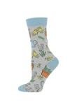 WHD Garden Tool Crew Socks for Women & Men | Ash Heather, Medium | 1-Pack