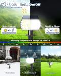 Kaxiida Waterproof Solar Spot Lights - Pack of 6
