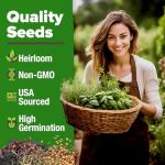 15 Heirloom Culinary Herb Seeds - Non-GMO
