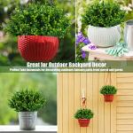 Lnoicy Artificial Greenery Plants Outdoor UV Resistant Fake Plants Boxwood Shrubs Grass,20 Bundles for Farmhouse Home Garden Office Patio Backyard Wedding and Indoor Outdoor Decoration